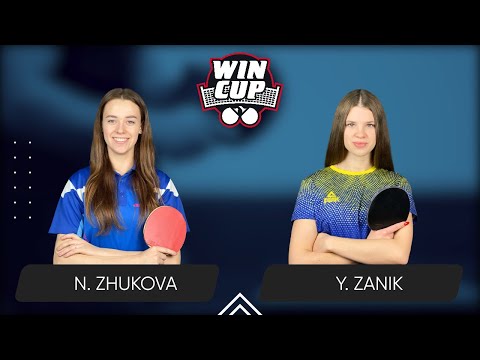 15:00 Nadiia Zhukova - Yulianna Zanik West 3 WIN CUP 12.04.2024 | TABLE TENNIS WINCUP