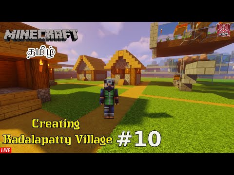 Insane Tamil Minecraft Village Build With Friends - Episode 10