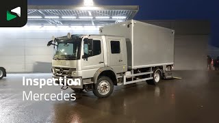 Mercedes-Benz Atego 1429 Atego 4X4 4x4 Crewcab 1500 kg Zepro Ladebordwand Stee box truck | Image 4 - Autoline