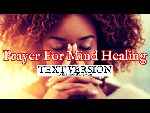 Prayer For Mind Healing (Text Prayer - No Sound) Video