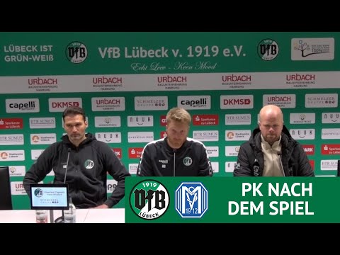Press conference after the home game || VfB Lübeck vs. SV Meppen || 2025/26 season