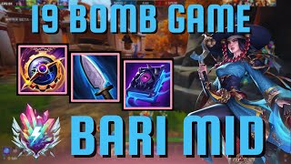 19 BOMB CRAZY GAME - Princess Bari Mid Smite 2 Gameplay