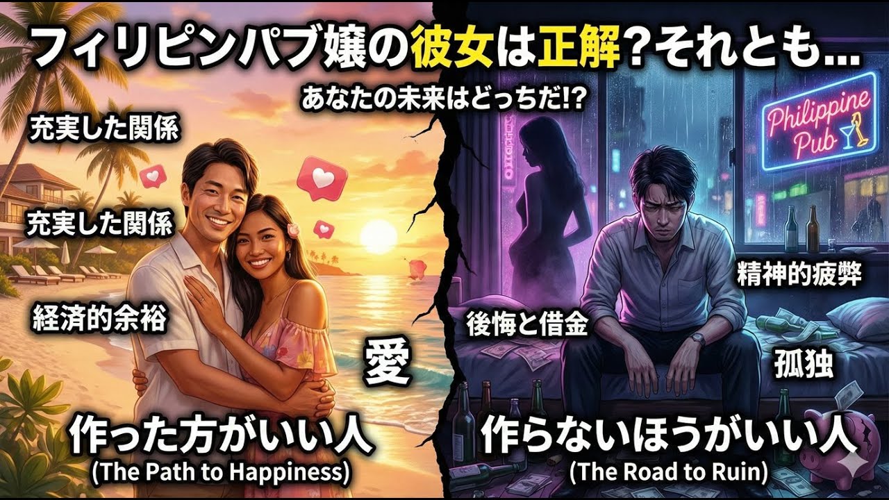 そもそもフィリピンパブ嬢の彼女を作ることは正解なのか、否か？ YouTubeサムネイル