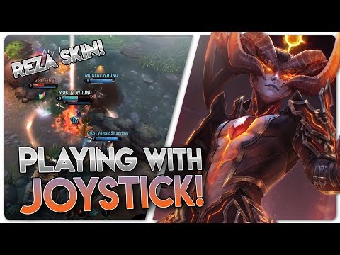 NETHERKNIGHT REZA + PLAYING WITH JOYSTICK!! Vainglory 5v5 Gameplay - Reza |CP| Jungle Gameplay