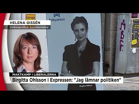Gissén om Birgitta Ohlsson: ”hennes stjärna har dalat inom Liberalerna” - Nyheterna (TV4)