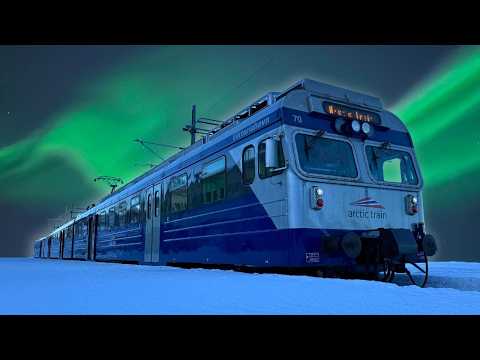 Åker norrskenståget i Norge (jagar norrskenet)