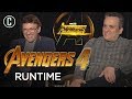 Russo Brothers Say Avengers 4 Will Likely Be Even Longer Than Infinity War