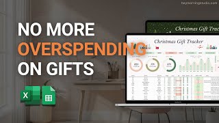 Christmas Gift Tracker Spreadsheet Demo - Track Holiday Gift Budget in Google Sheets & Excel
