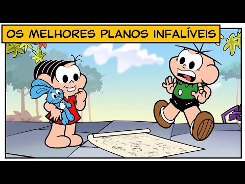 Capa de Turma da Mônica - Melhores planos infalíveis