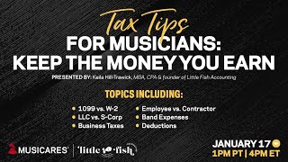 Tax Tips for Musicians: Keep The Money You Earn