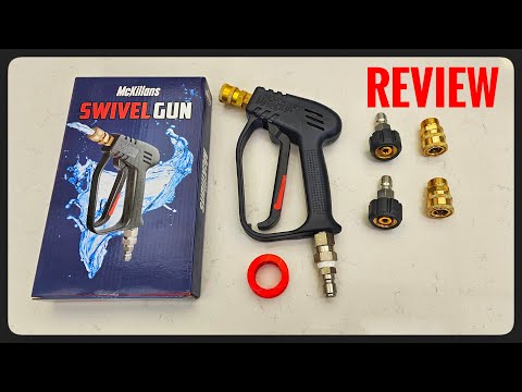 McKillan Pressure Washer Swivel Gun & Quick Connects REVIEW