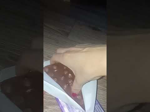 Milka Whole Hazelnuts #asmr #unboxing #chocolate #shorts #milka #milkachocolate