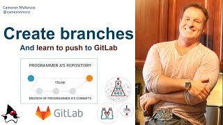 Create a new GitLab branch in BASH example