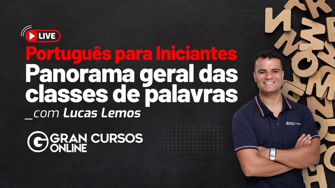 Português para iniciantes - Panorama geral das classes de palavras