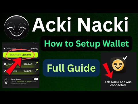 Acki Nacki Set Up Wallet | Acki Nacki Wallet Set Up Process