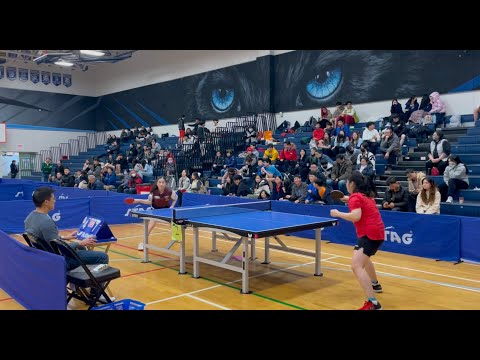 The 50th Annual BC Secondary Schools Table Tennis Championships: girls semi-finals, three of three