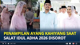 Download lagu PENAMPILAN Ayang Kahiyang Istri Gubernur Sumut Bobby Nasution saat Salat Idul Adha Tuai Sorotan mp3