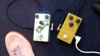 Circuit Rider Effects Klone clone compared to Walrus Audio Voyager, Shootout comparison Demo