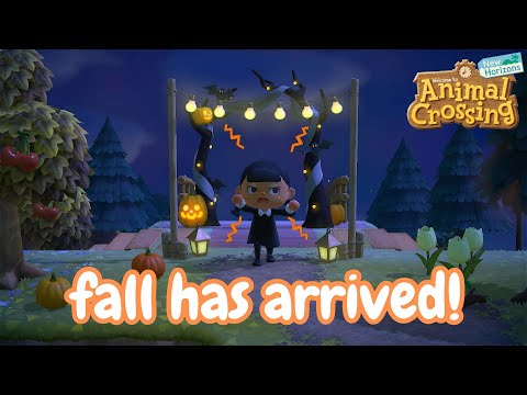 Fall decorating 2025 ACNH | Moonhare