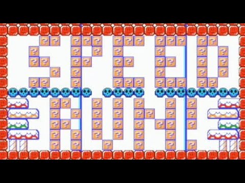 Zigzag Icy Speedrun/ジグザグラン [50s] by αβ☆Wo⍳fy♪ 🍄 Super Mario Maker 2 ✹Switch✹ #aox