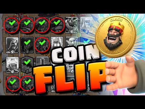 A COIN picks MY DECK in CLSH ROYALE