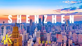 ShenZhen cityscape by aerial drone