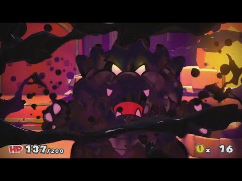 Paper Mario: Color Splash (Wii U) - 100% Walkthrough Finale - Final Bowser Boss Fight / Ending