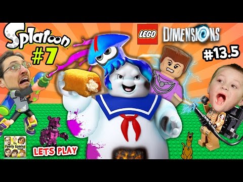 Lets Play SPLATOON Part 7 & LEGO Dimensions #13.5:  Splatter Master & Double Ghostbusters Boss Fight
