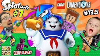 Lets Play SPLATOON Part 7 &amp; LEGO Dimensions #13.5:  Splatter Master &amp; Double Ghostbusters Boss Fight