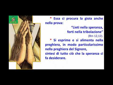 12 - Speranza: Sintesi aspetti complementari [Fine]