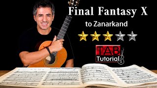 Final Fantasy X (to Zanarkand) | Fingerstyle Guitar Tutorial + Sheet & Tab