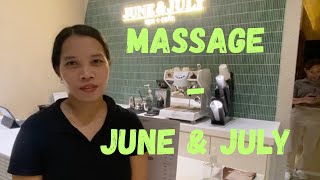 Massage with June & July in Makati, and more