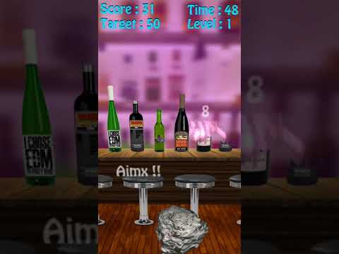 Action Bottle Shoot 3D Challenge1:New Shooter Game Video