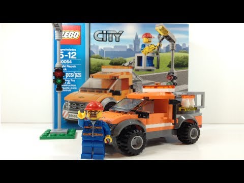 LEGO City 2014 Light Repair Truck Review 60054