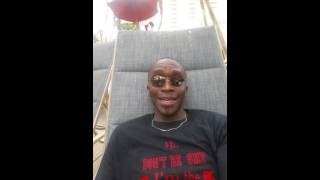 Avon Man Timothy Brown by the pool in Las Vegas