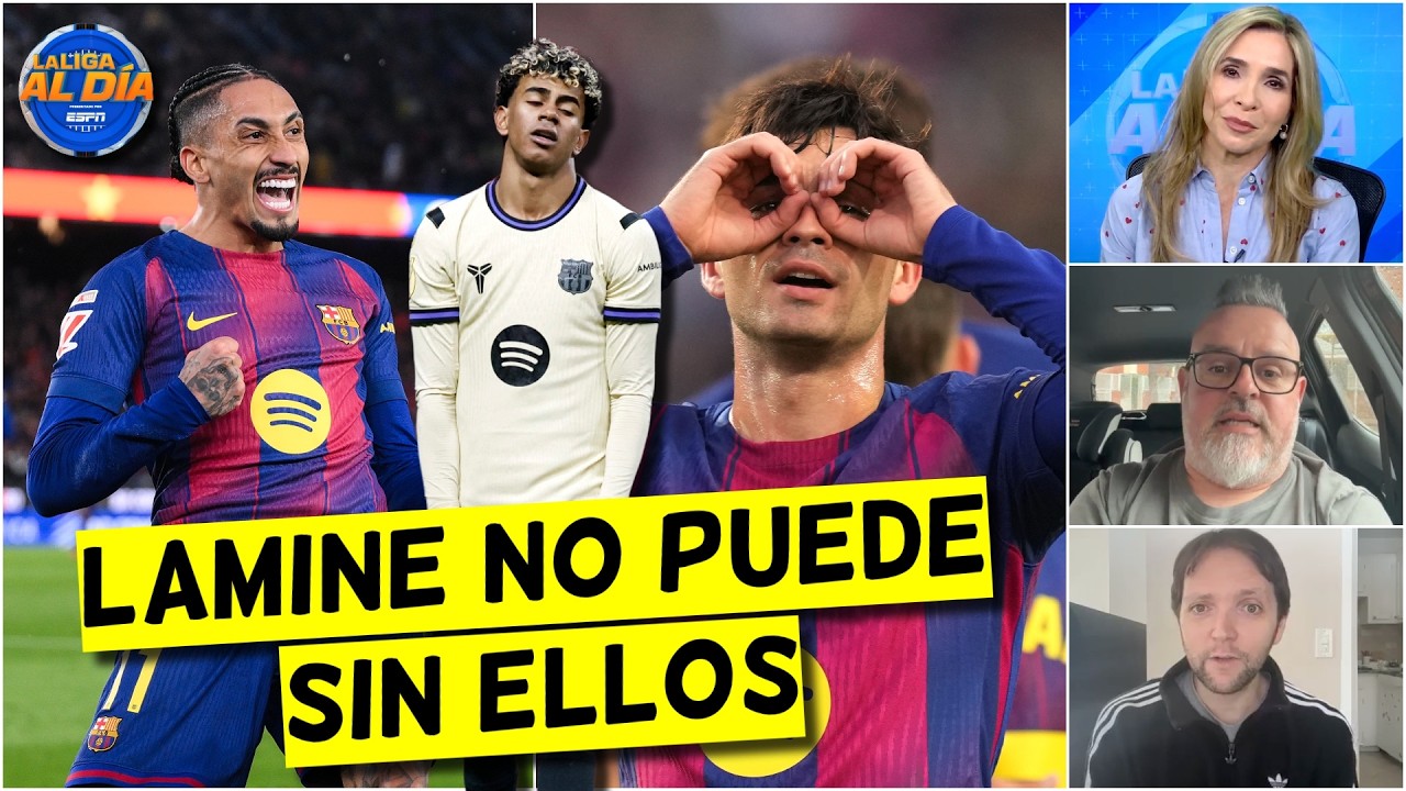 POLÉMICO: BARCELONA DEPENDE más de RAPHINHA Y PEDRI que de LAMINE YAMAL | La Liga Al Día