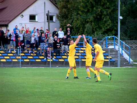 LO, 7.09.2011, MKS Mazovia - Korona Olszyc 8:0, drugi gol Waldka Osicy
