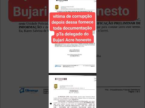 delegado do Bujari Acre apesar de ser exemplo não pode combater crimes