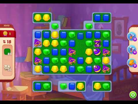 HomeScapes Level 1000 no boosters (30 moves)