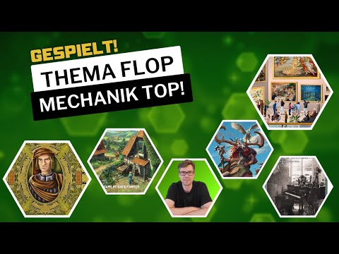5 Spiele gespielt! - Krimis, Kontinente und Kunst! Ich kam, sah und Brettspiele 80