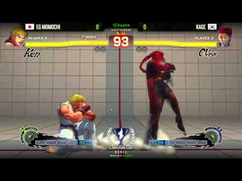 SSF4AE EG Momochi vs Kage - CAPCOM-Cup Asia Korea Qualifiers