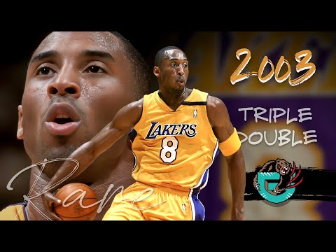 Kobe Bryant Posts His 4th TD of 2002-03 in Rare Display vs Grizzlies | Full Highlights