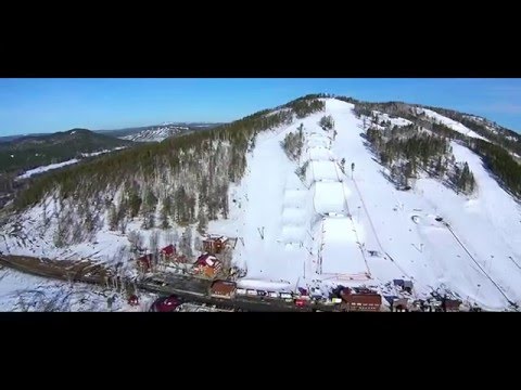 Видео: Видео горнолыжного курорта Солнечная долина в Челябинская область