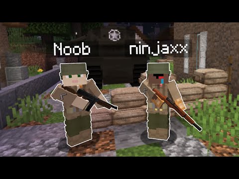 J'ai troll un Noob avec une Guerre sur Minecraft.. (wtffff)