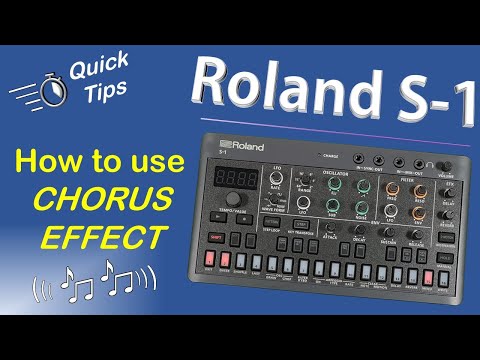 Roland S-1 Tutorial: Chorus Effects