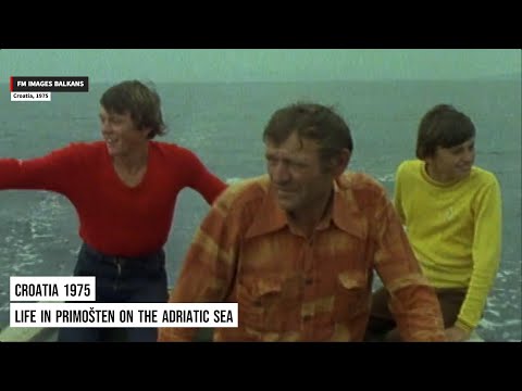Hrvatska, 1975: Life in Primošten on the Adriatic Sea, Croatia
