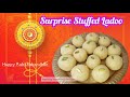 Rakshabandhan Surprise Stuffed Ladoo Recipe Rakhi Special Stuffed Laddu Sweetrecipe Mithai