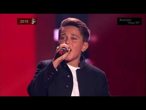 Robert. 'Parlami d amore Mariu'. The Voice Kids Russia 2018.