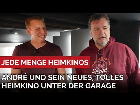 Die Garage unterkellert und jetzt hat er dort ein eigenes Heimkino. So wurde es realisiert.
