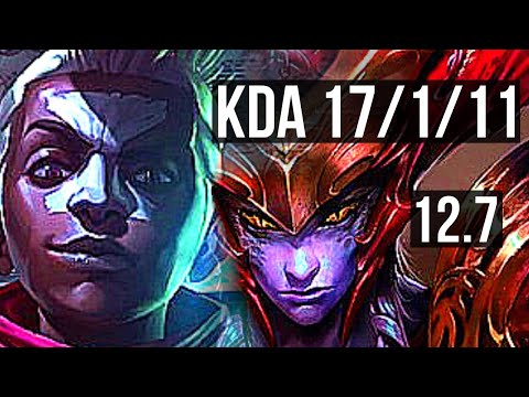 EKKO vs SHYVANA (JNG) | 17/1/11, Legendary, 2.1M mastery, 300+ games | EUW Master | 12.7